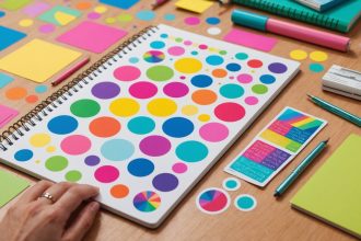 Étiquettes autocollantes personnalisées pour l'organisation familiale