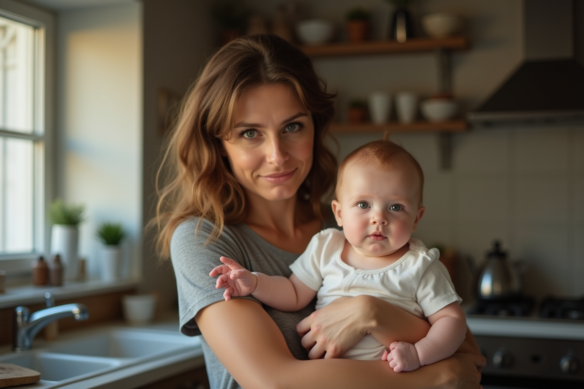 maman fatiguée